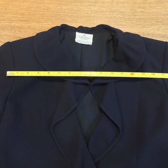 Authentic Valentino boutique 8 Button Navy Double Breasted Blazer - Picture 8 of 12